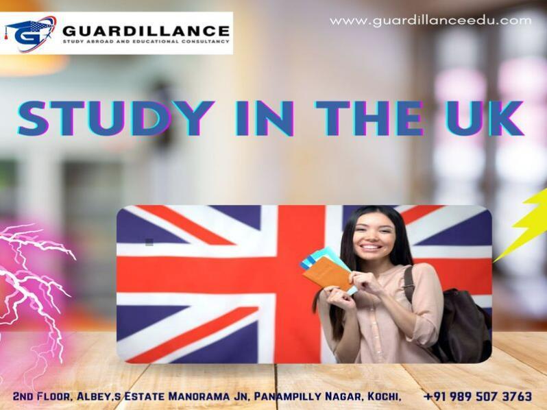 Study in Uk availability in Guardillance Study Abroad Kochi