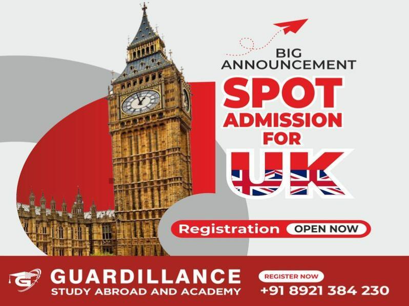 Spot admission for Uk availability in Guardillance Study Abroad in Kochi,