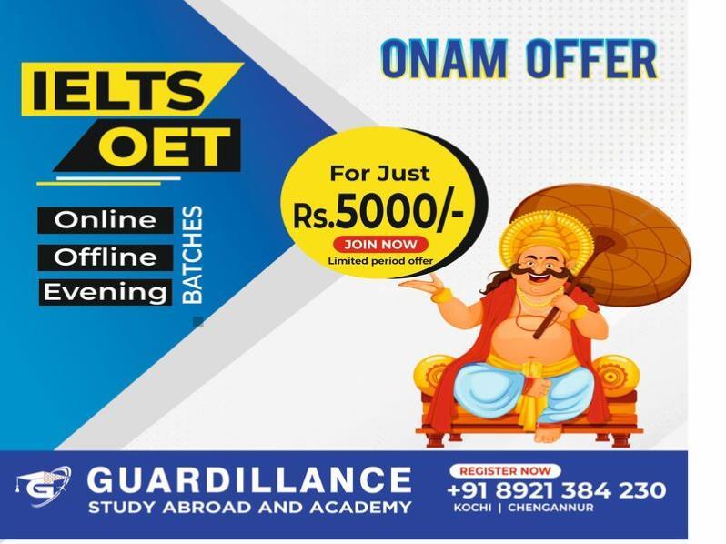 Onam offer in Guardillance Study Abroad Kochi