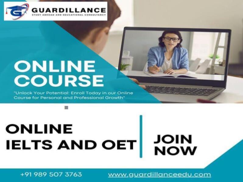 online IELTS and OET  in Guardillance Study Abroad