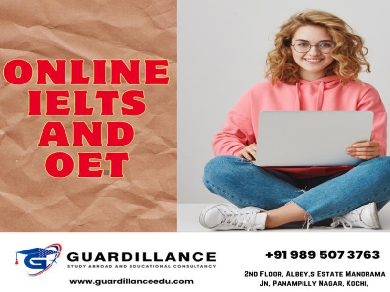online IELTS and OET courses availability in Guardillance Study Abroad kochi